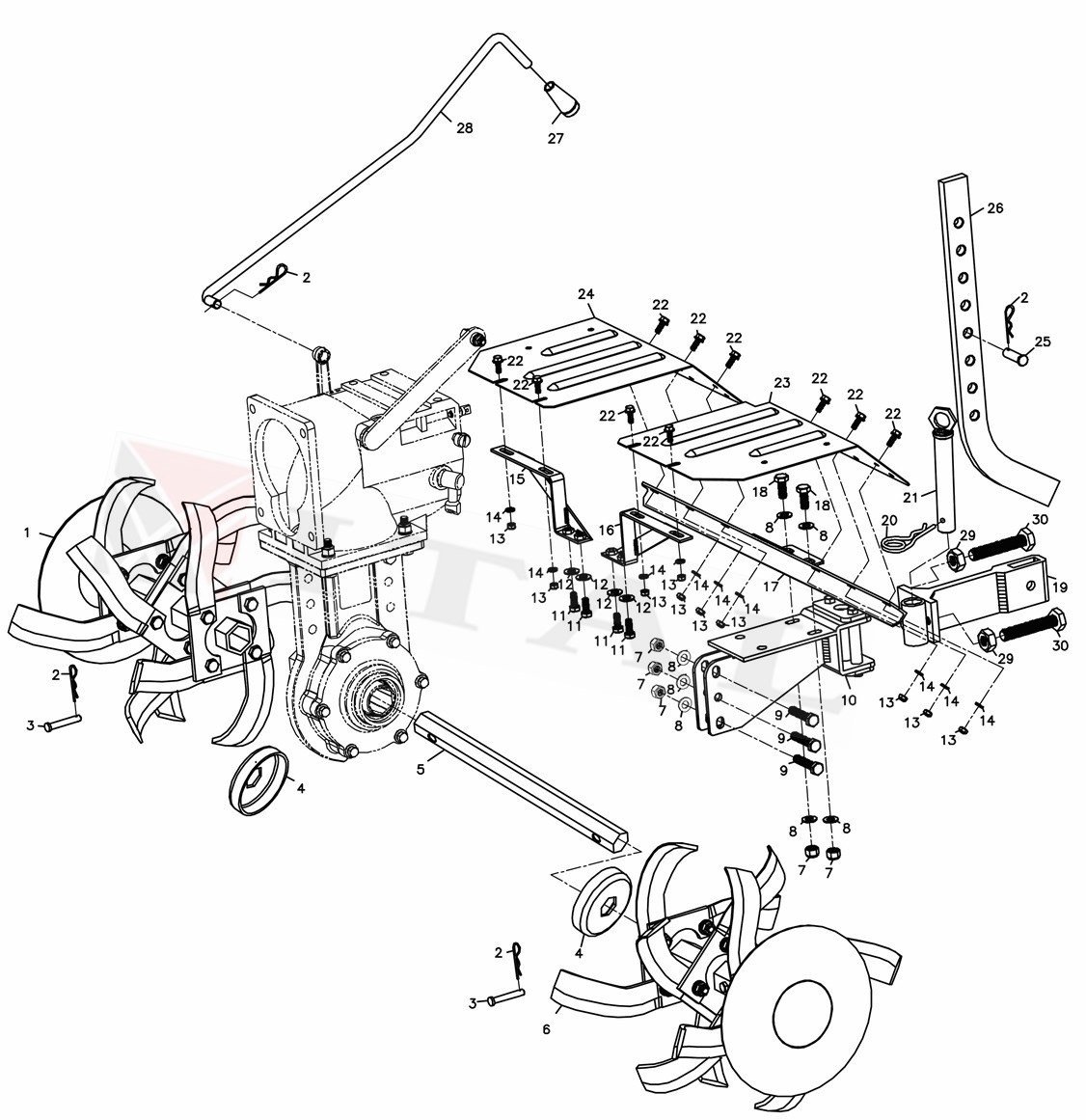 ITL-ÇAMURLUK BAĞLANTI MESNEDİ SOL LC900/HC105
