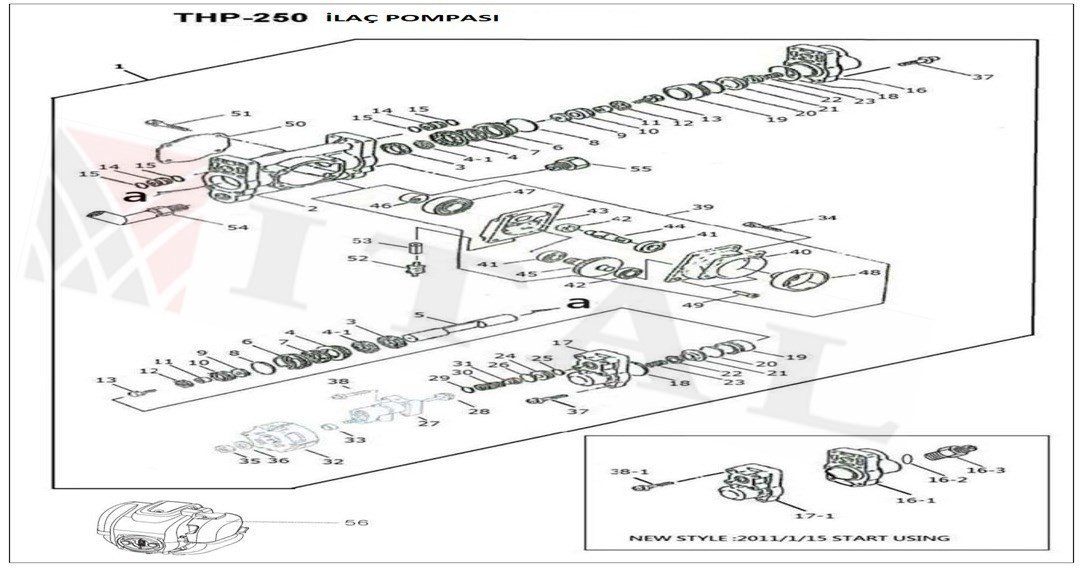 ITL-BALATA TASI GX25 THP250 İLAÇLAMA