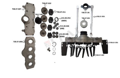 ITL-ANA DİŞLİ TIRPAN ÇAPALAMA APARATI ESKİ MODEL