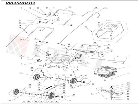 ITL-KOL BAĞLANTI SACI SAĞ WB506HB/536HB