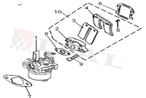 ITL-KARBÜRATÖR CONTASI ÇANTA JENERATÖR HHY960/950