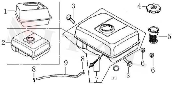 ITL-BENZİN HORTUMU LC G240/G270/G340/G390F