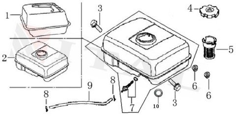 ITL-BENZİN HORTUMU LC G240/G270/G340/G390F
