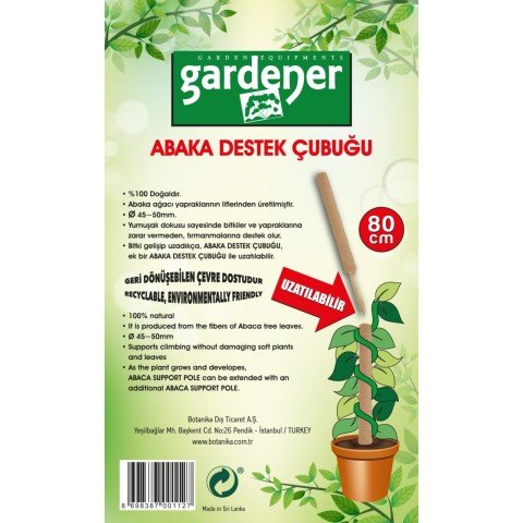 Gardener KKS080 Koko Sarmaşık Çubuğu - 80 cm