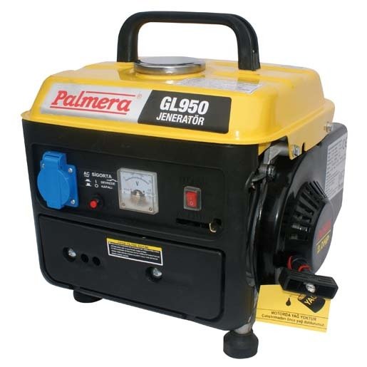 PALMERA GL950 JENERATÖR 1 kVA 2 ZAMANLI / BENZİNLİ JENERATÖR / MONOFAZE / GL950