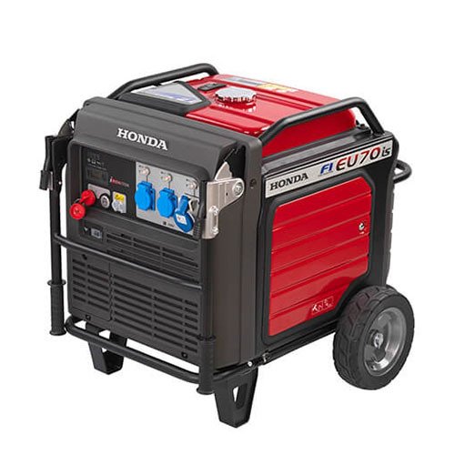 HONDA EU70 IS1 GT (Marşlı, Tekerlekli) Benzinli İNVERTÖRLÜ JENERATÖR / 7 kVA / Monofaze
