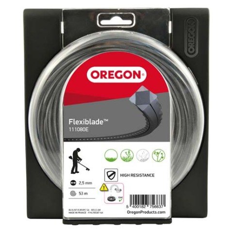 OREGON MİSİNA 3.0mm 37m SİYAH FLEXIBLADE / TIRTIKLI MİSİNA / 3.0 mm / 111082E
