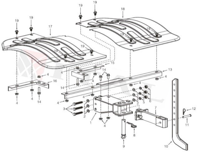 ITL-ÇAPA MAFSAL BAĞLANTI DEMİRİ HYUNDAI HYC105/135