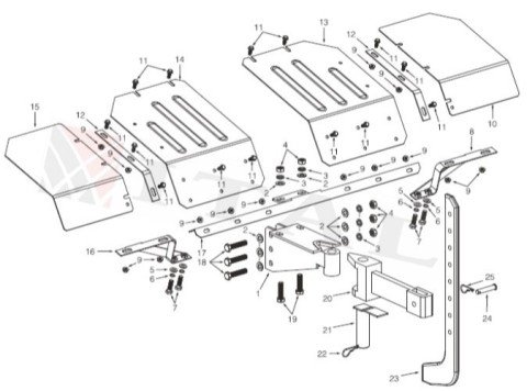 ITL-ÇAPA MAFSAL DEMİRİ HYUNDAI DİZEL ÇAPA E.MODEL