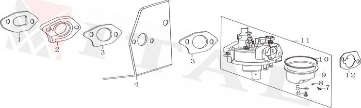 ITL-KARBÜRATÖR CONTASI LC1P61/65FA TAKIM