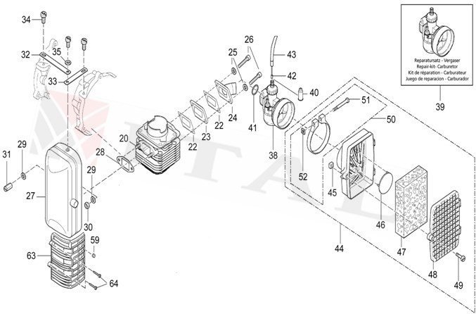 ITL-KARBÜRATÖR TAMİR TAKIMI SOLO 423