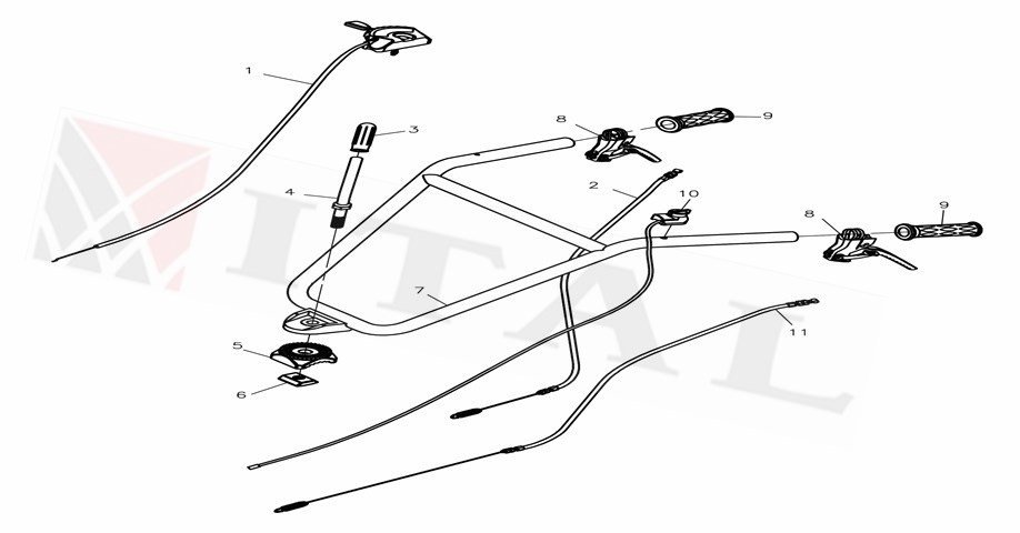 ITL-GAZ TELİ KOMPLE LC600