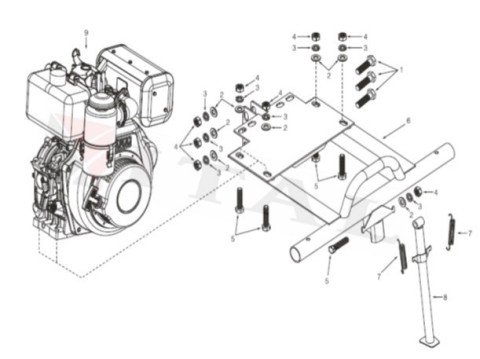 ITL-ÖN DESTEK DEMİRİ HYUNDAI DİZEL ÇAPA