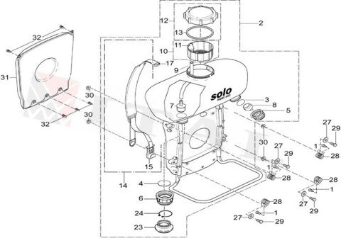 ITL-SIRT SÜNGERİ SOLO 423PORT
