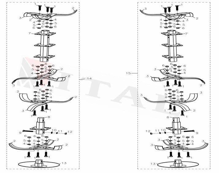 ITL-BIÇAK TAMBURU DIŞ LC1350 32MM
