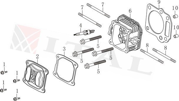 ITL-SİLİNDİR KAFASI LC1P70FA
