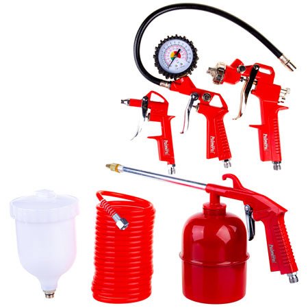 PALMERA KOMPRESÖR TABANCA SETİ 5'li / ELEKTRİKLİ KOMPRESÖR /  / PA50L-KIT