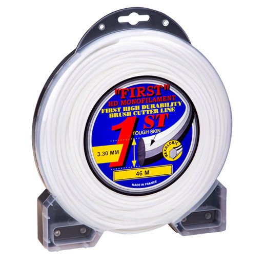 FIRST MİSİNA 3.3mm 46m BEYAZ 6 KÖŞE / 6 KÖŞE MİSİNA / 3.3 mm / 7430059