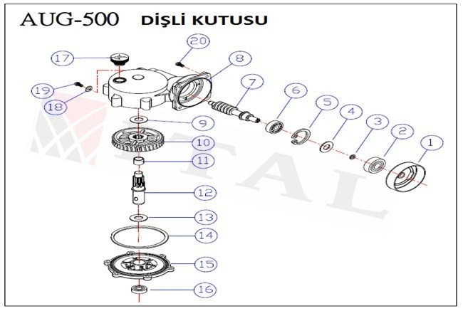ITL-DİŞLİ YUVARLAK MORİ TOPRAK DELME