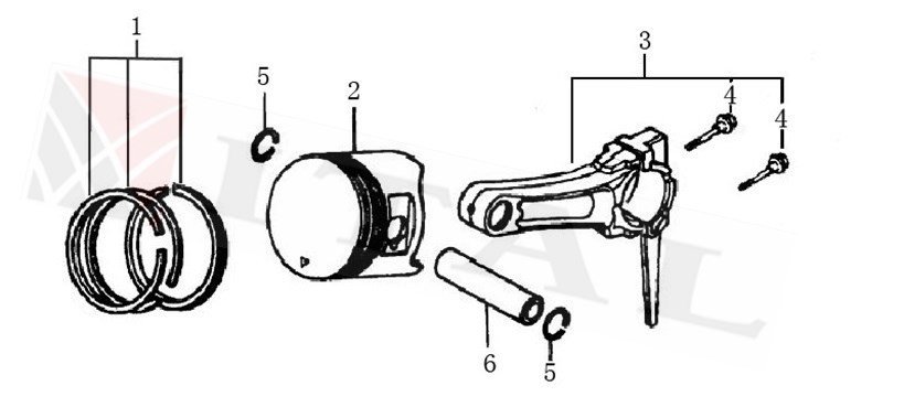 ITL-SEKMAN TAKIMI LC G390/HON. GX390 88MM