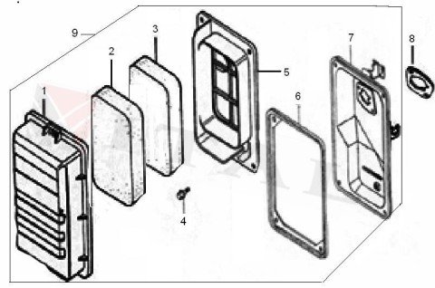 ITL-HAVA FİLTRE KAPAĞI LC1800/2500/3000DC