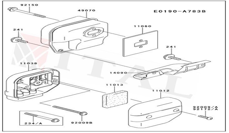 ITL-HAVA FİLTRE YATAĞI KAW. TH48