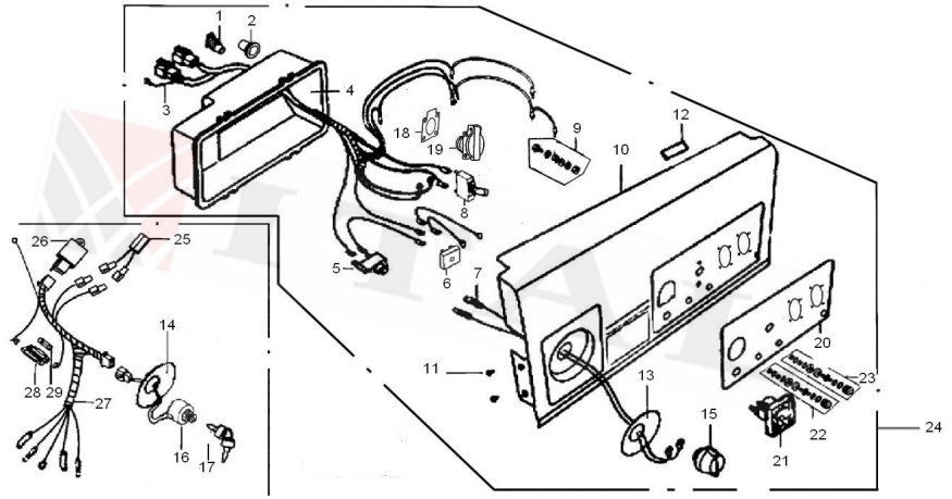 ITL-STOP ANAHTARI LC3000DC İPLİ