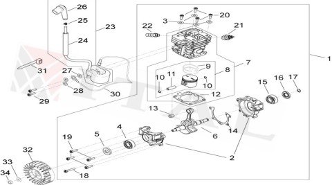 ITL-PİSTON SOLO 646 TAKIM 42MM
