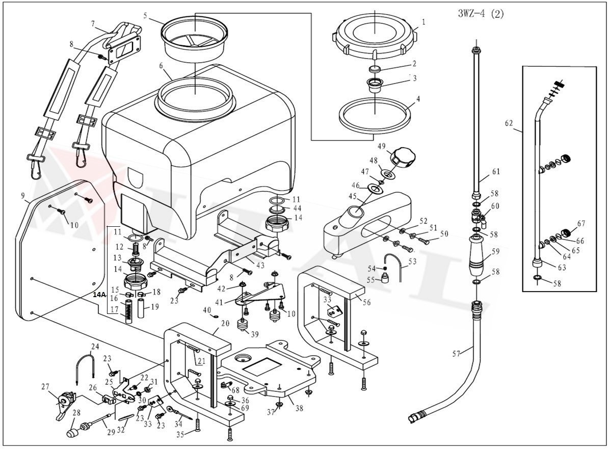 ITL-MOTOR BAĞLANTI SACI KASEI 3WZ4