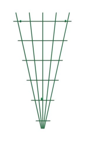 Gardener 74175 Sarmaşık Bitkilere Özel Metal Tırmanma Kafesi Üçgen - Yeşil 150cm X 75cm