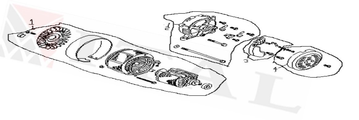 ITL-ALTERNATÖR HHD3500 KOMPLE