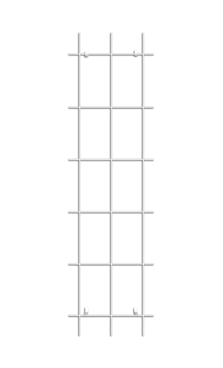 Gardener 73045 Sarmaşık Bitkilere Özel Metal Tırmanma Kafesi  - Beyaz 150cm X 45cm