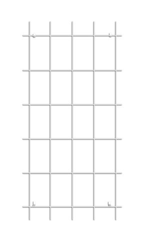 Gardener 73075 Sarmaşık Bitkilere Özel Metal Tırmanma Kafesi  - Beyaz 150cm X 75cm