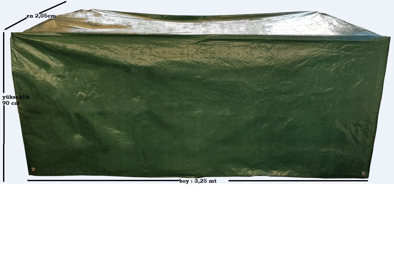 Gardener GRDC201E Masa Takımı Koruma Örtüsü / Kılıfı PE (325 cm x 205 cm x 90 cm)