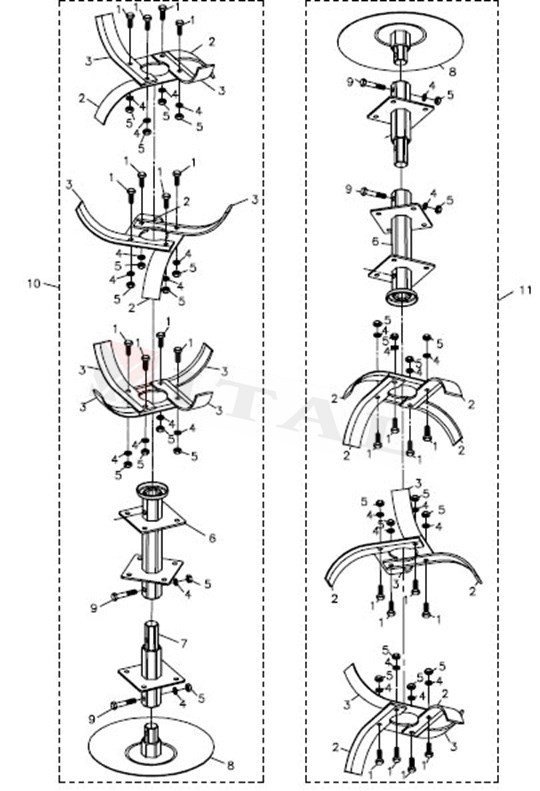ITL-ÇAPA BIÇAK TAMBURU LC750 İÇ 23MM