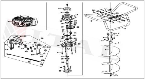 ITL-DİŞLİ KUTUSU ÜST ORAC ED520 BURGU