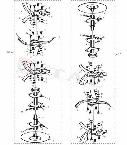 ITL-ÇAPA BIÇAĞI LC750 SAĞ KÜÇÜK