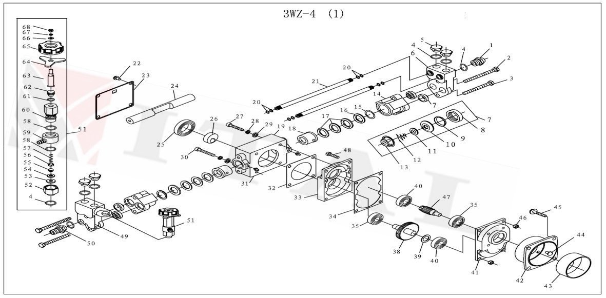 ITL-BASINÇ KAPAĞI ÜST SOMUNU 3WZ4