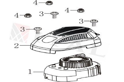 ITL-STARTER ÜST MUHAFAZA KAPAĞI LC1P65FA