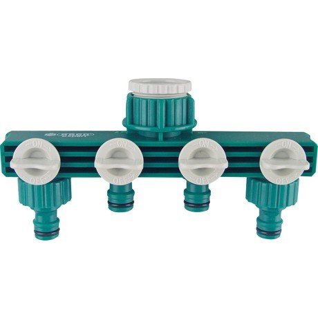 Raco 55257 Dörtlü (4'lü) Vanalı Su Musluk Dağıtıcı Adaptörü