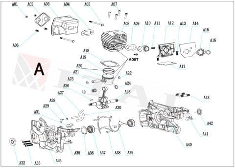 ITL-KARBÜRATÖR ADAPTÖRÜ HYUNDAI 550/650/700/G4500/5200
