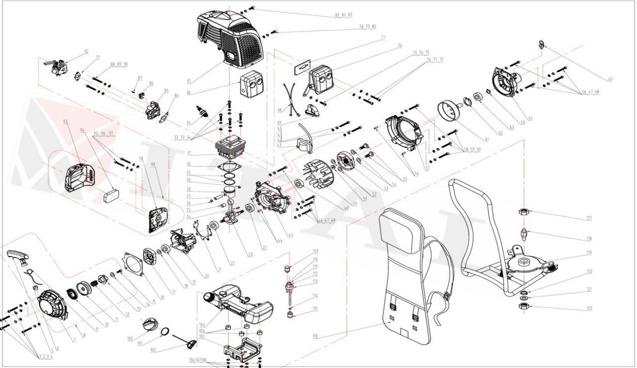 ITL-MOTOR BAĞLANTI SAPLAMASI HYX55S SIRT TIRPAN