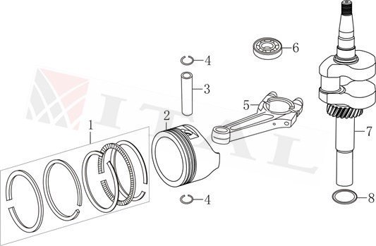 ITL-SEKMAN TAKIMI LC 1P65FA/165F/K700 5 HP 65MM