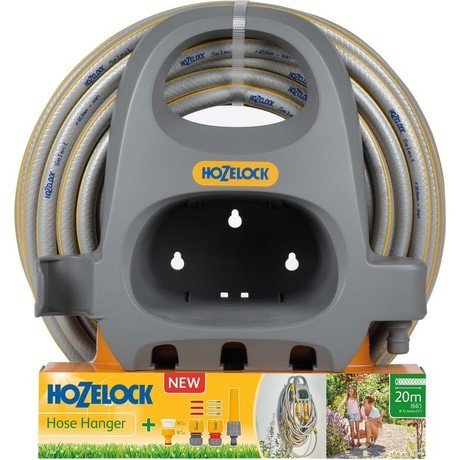 Hozelock 2364H Duvara Monte 20 m 1/2'' Hortumlu Hortum Toplama ve Sarma Askı Seti