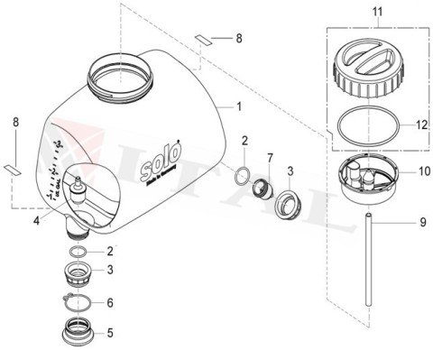 ITL-İLAÇ DEPOSU HAVALANDIRMA KAPAĞI SOLO 451