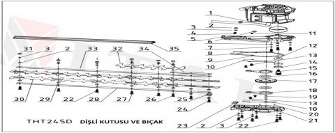 ITL-DİŞLİ KUTUSU KAPAĞI HYUNDAI THT245D LÜKSTRÜM
