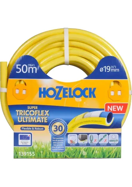 Hozelock 139155 50 m 3/4'' SUPER TRICOFLEX ULTIMATE Hortum
