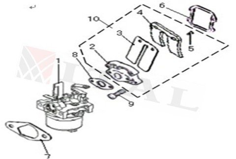 ITL-KARBÜRATÖR ADAPTÖRÜ ÇANTA JENERATÖR HHY960/950