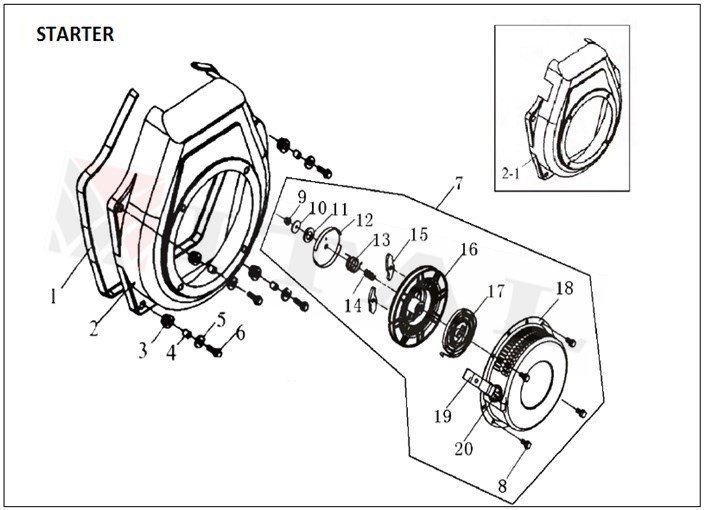 ITL-STARTER TIRNAK AÇICI YAY 186/DİZEL 178