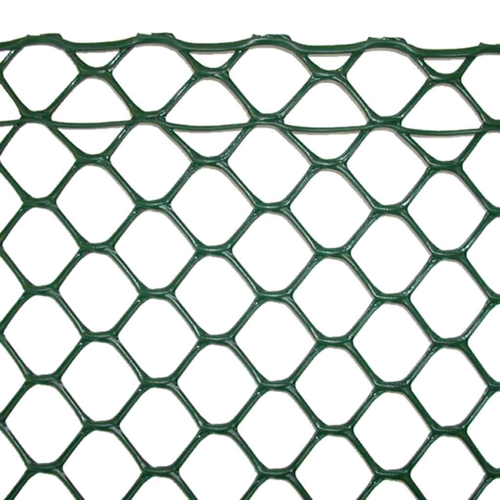 Intermas 170637 HEXA mAS Yeşil 1x25 m 20x20 mm UV Filtreli Yüksek Dayanıklı Plastik Çevirme Çiti (HDPE)